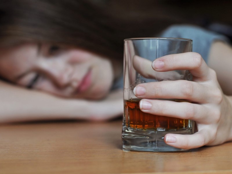 Signs of depression are substance or alcohol use.